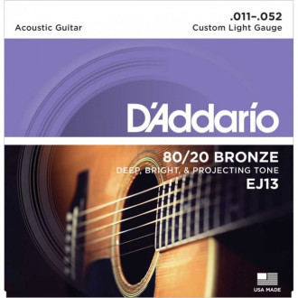 D'ADDARIO EJ13 80/20-SENAR GITAR AKUSTIK